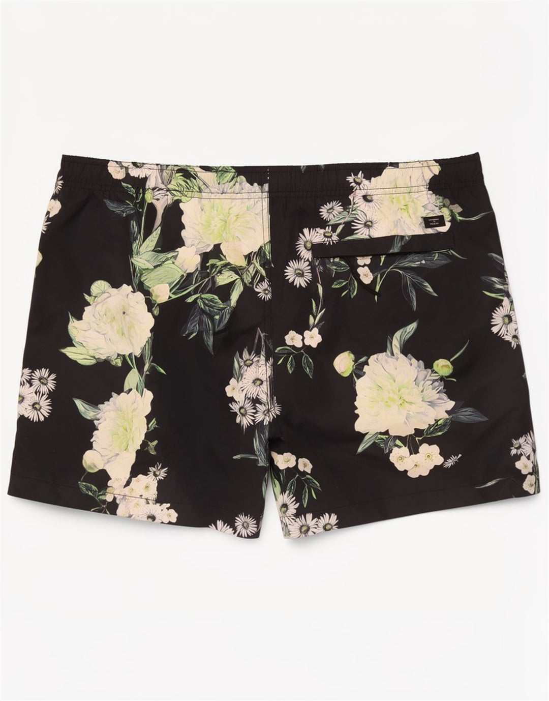 Shorts de natação masculino Superdry Graphic grande poliéster floral azul marinho