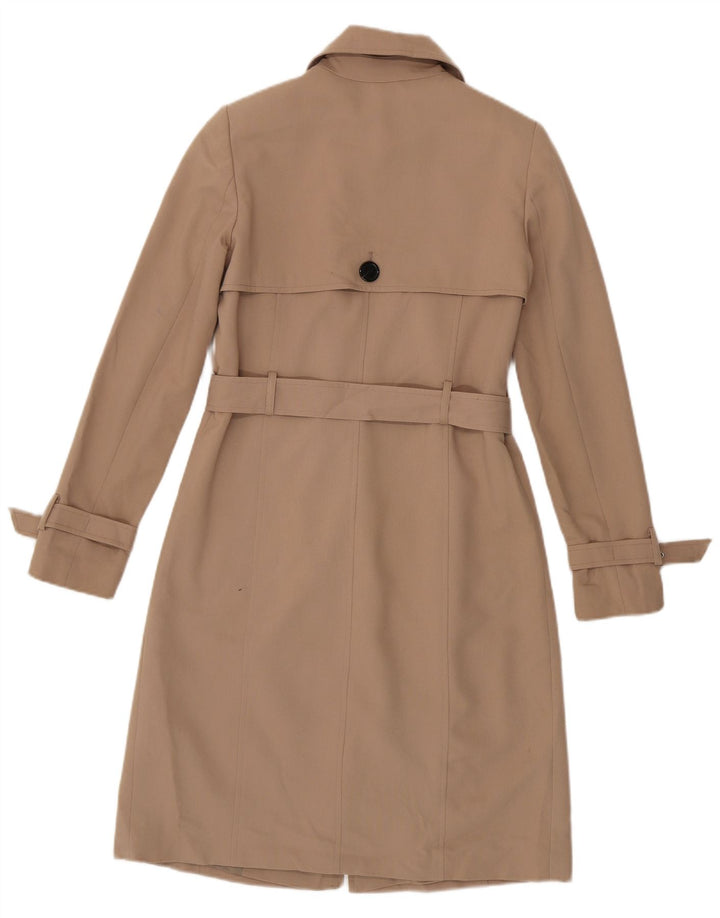 Trench Coat feminino Oasis UK 6 XS poliéster bege