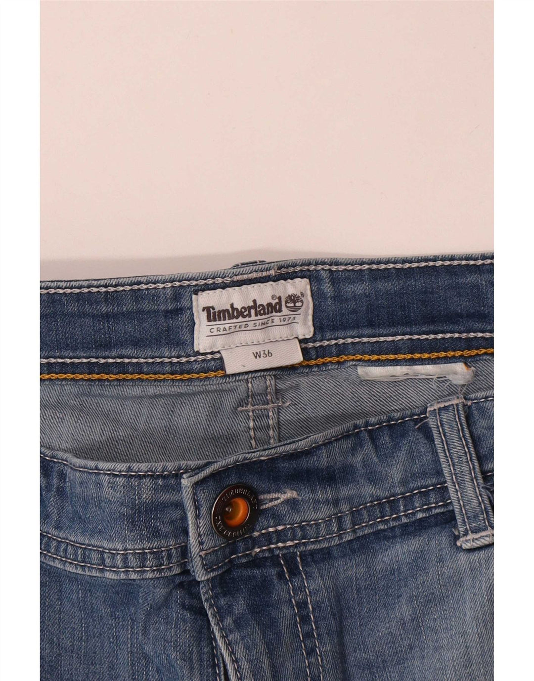 Shorts jeans masculino Timberland W36 grande azul
