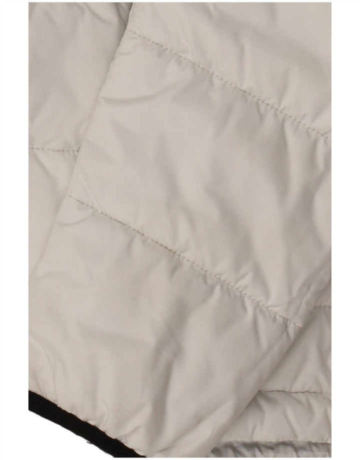 Jaqueta acolchoada com capuz feminina The North Face UK 10 Small White Colourblock