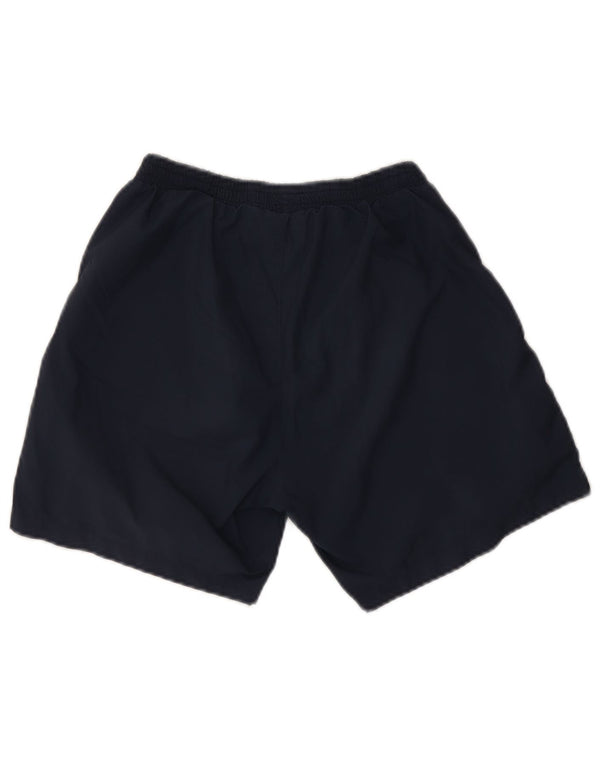 Hugo Boss Mens Graphic Sport Shorts Pequeno Poliéster Azul Marinho