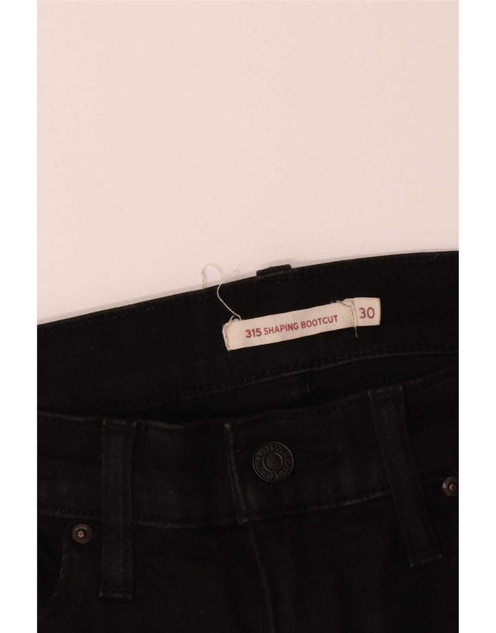 Calça jeans feminina Levi's 315 Shaping Bootcut W30 L30 preta