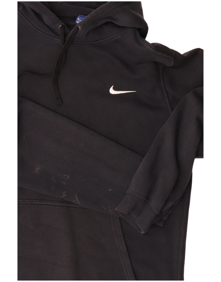 Nike Mens Hoodie Jumper Médio Algodão Preto