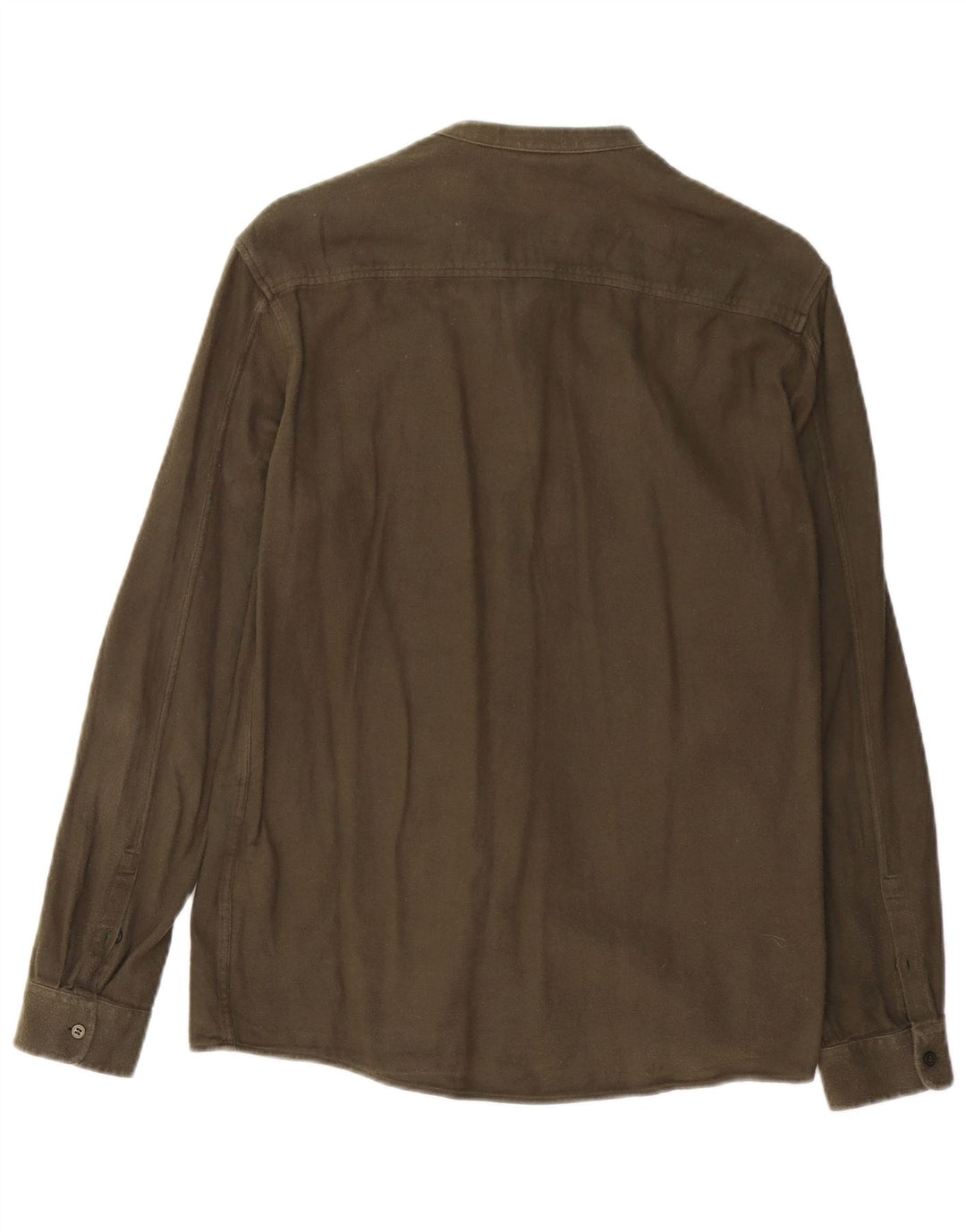 Cos Camisa Masculina Pequena Algodão Cáqui