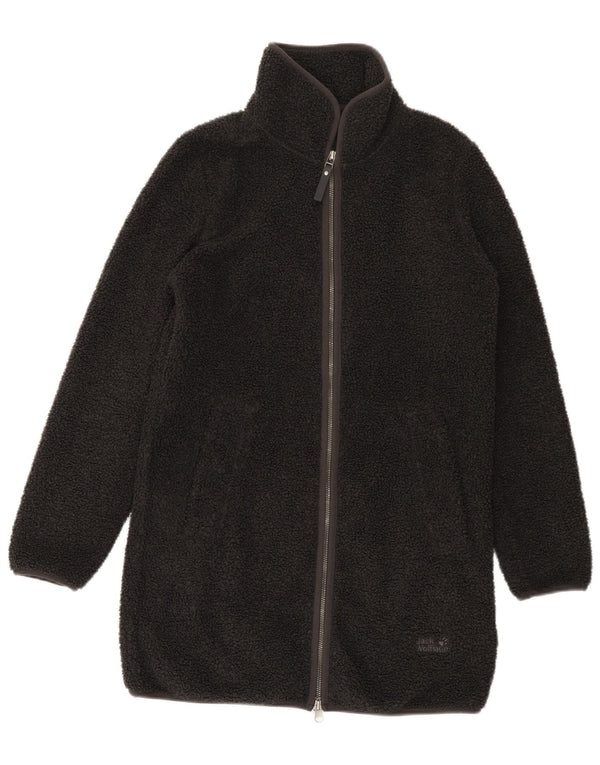 Sobretudo de lã superdimensionado Jack Wolfskin UK 6 XS poliéster cinza