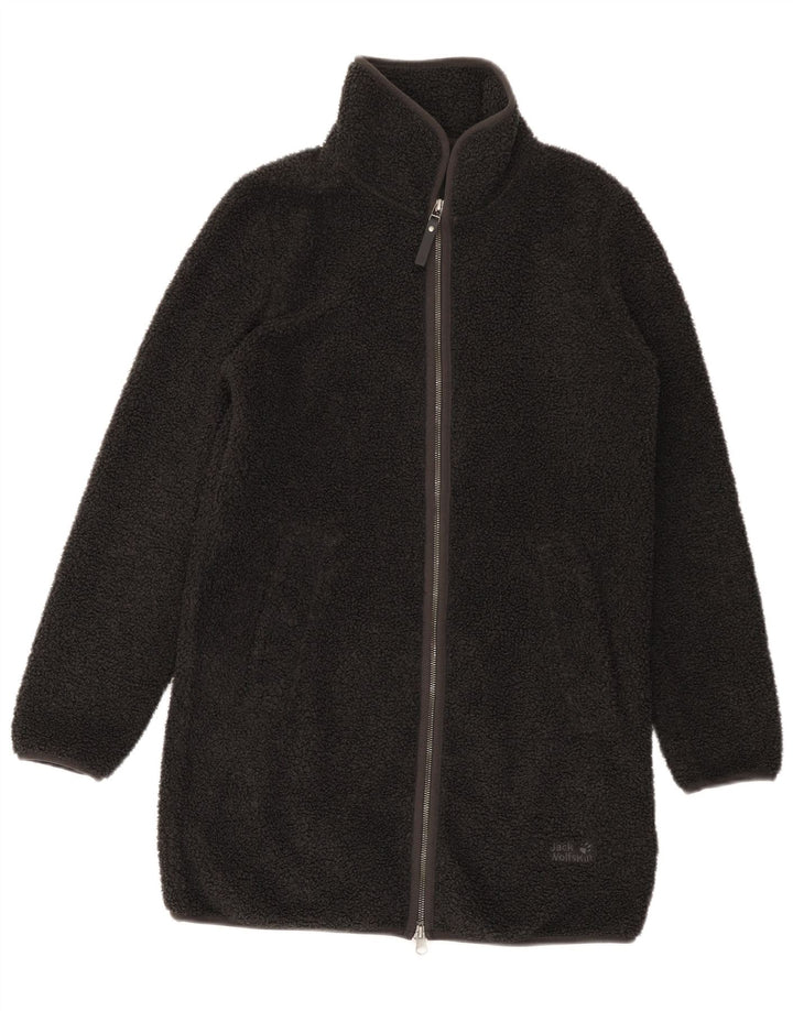 Sobretudo de lã superdimensionado Jack Wolfskin UK 6 XS poliéster cinza