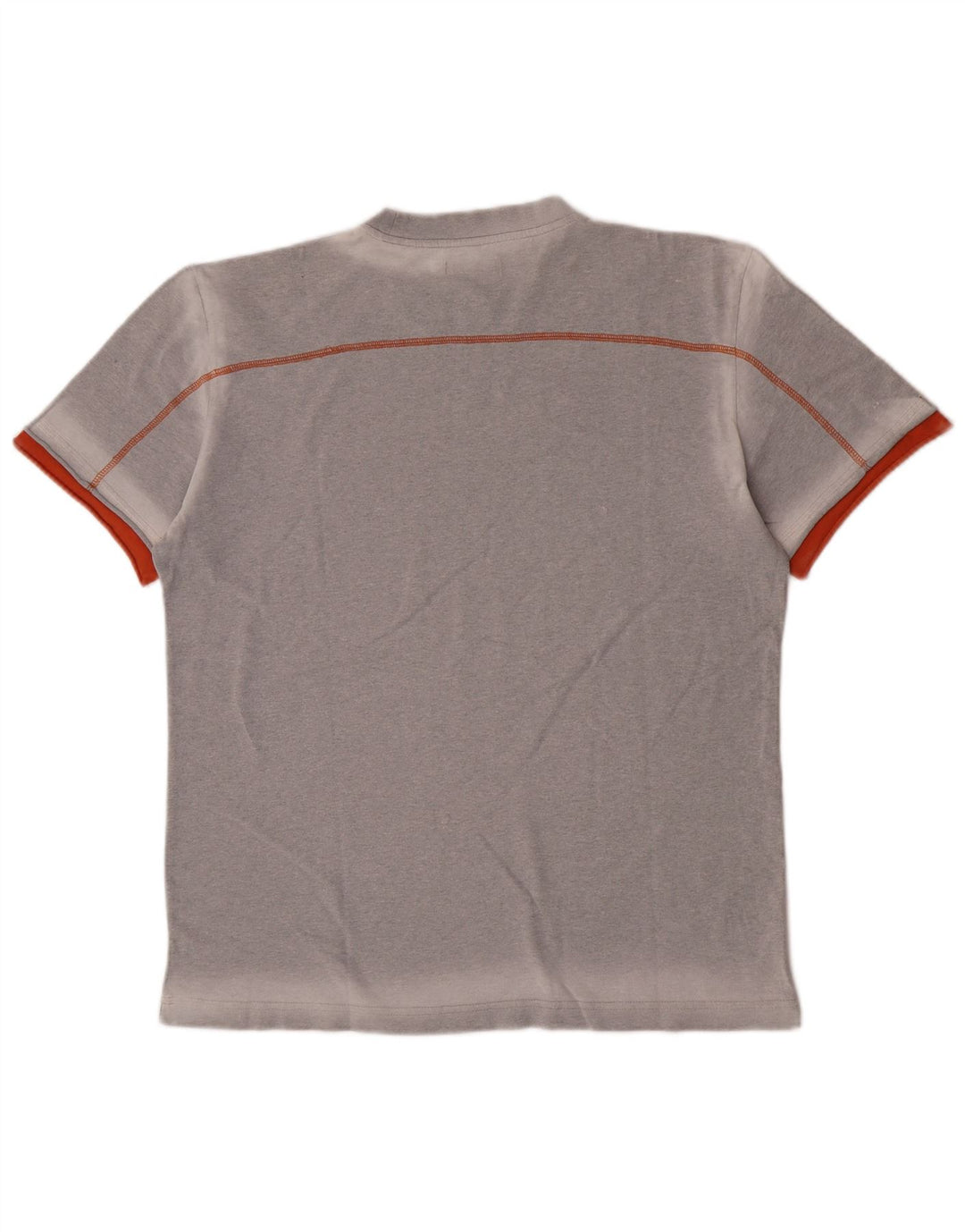Camiseta gráfica masculina Gas Top XL cinza colorblock