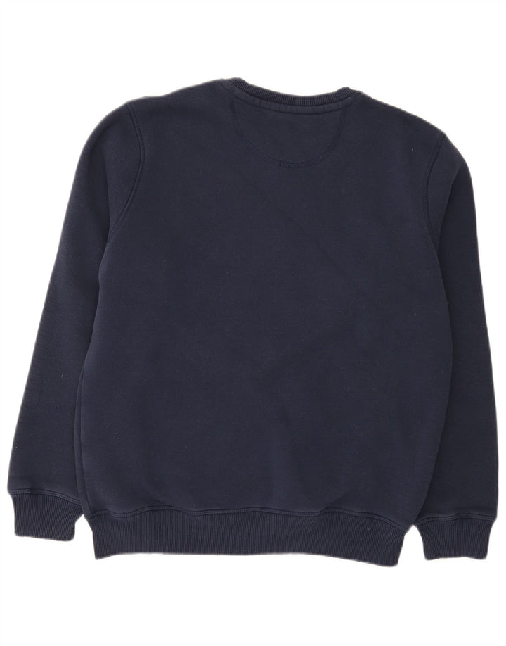 North Sails moletom gráfico masculino jumper pequeno azul marinho algodão