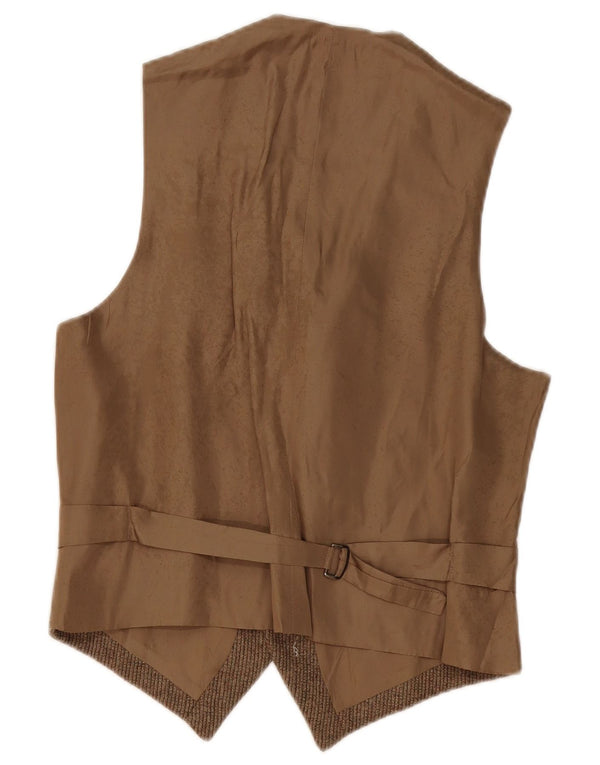 Colete masculino vintage IT 50 marrom médio
