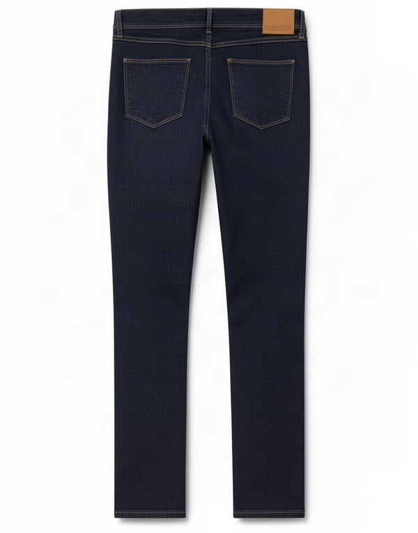 Zara Feminino Z1975 Slim Jeans EU 40 Médio W30 L28 Azul Marinho Algodão