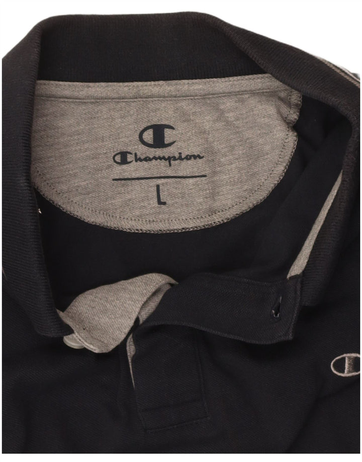 Camisa polo masculina CHAMPION grande azul marinho