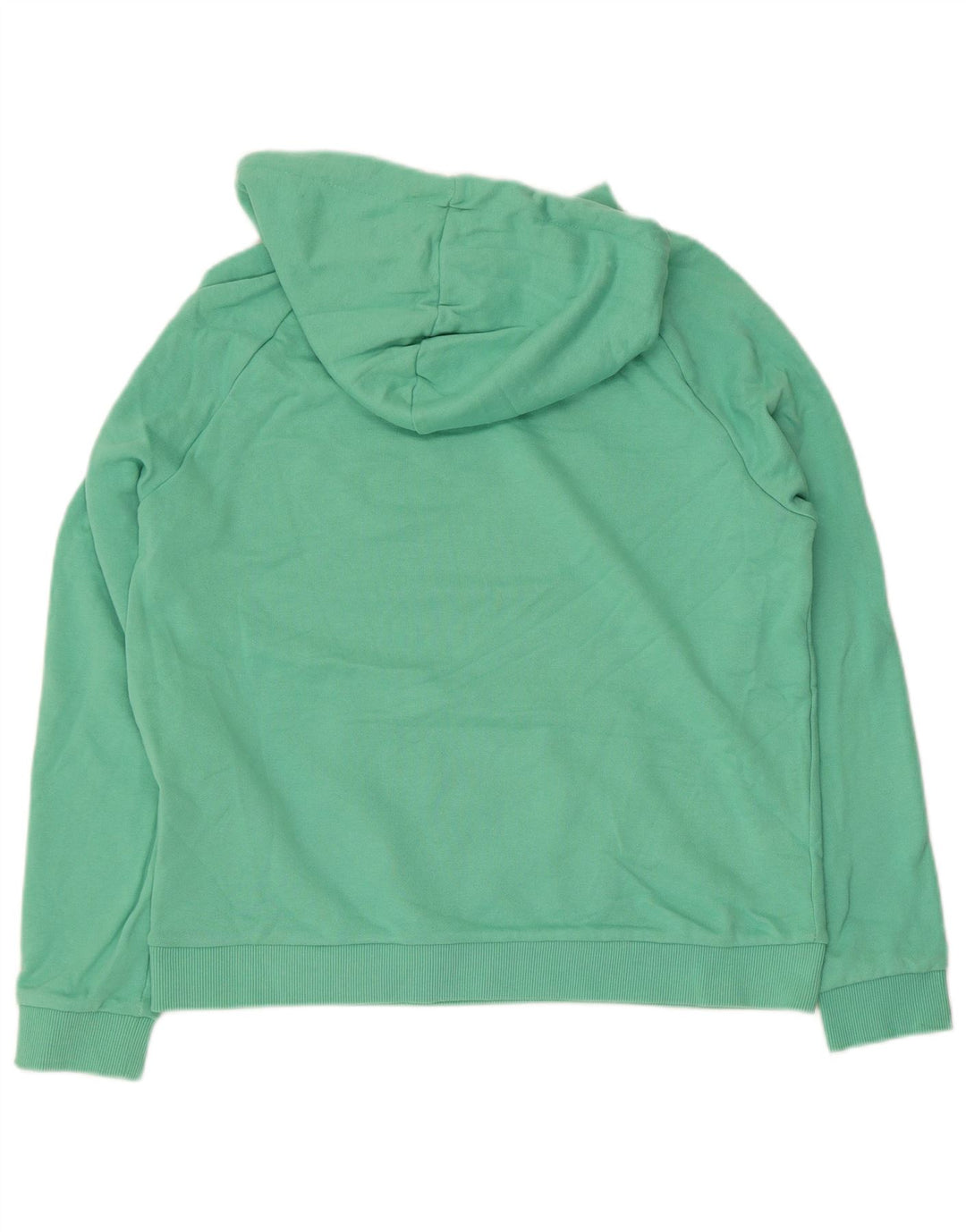 Jumper feminino com capuz JOULES UK 12 algodão verde médio
