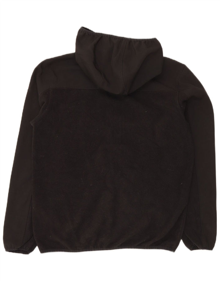 Jaqueta de lã com capuz masculina Reebok UK 38 poliéster preto médio