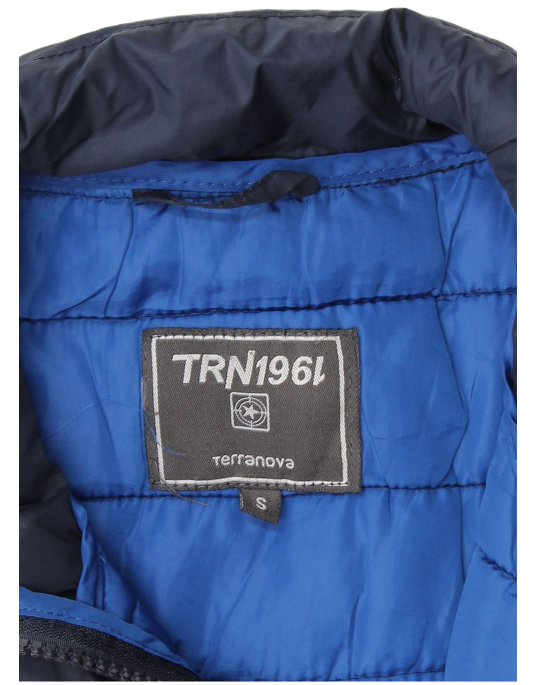 Jaqueta acolchoada feminina TERRANOVA UK 10 pequena poliamida azul marinho