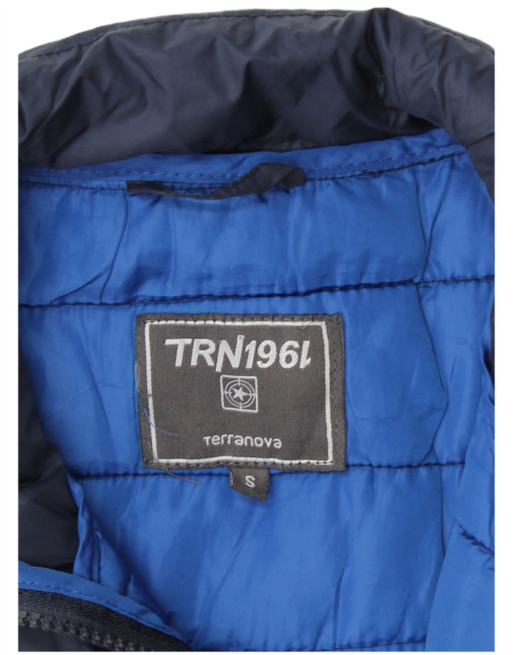 Jaqueta acolchoada feminina TERRANOVA UK 10 pequena poliamida azul marinho