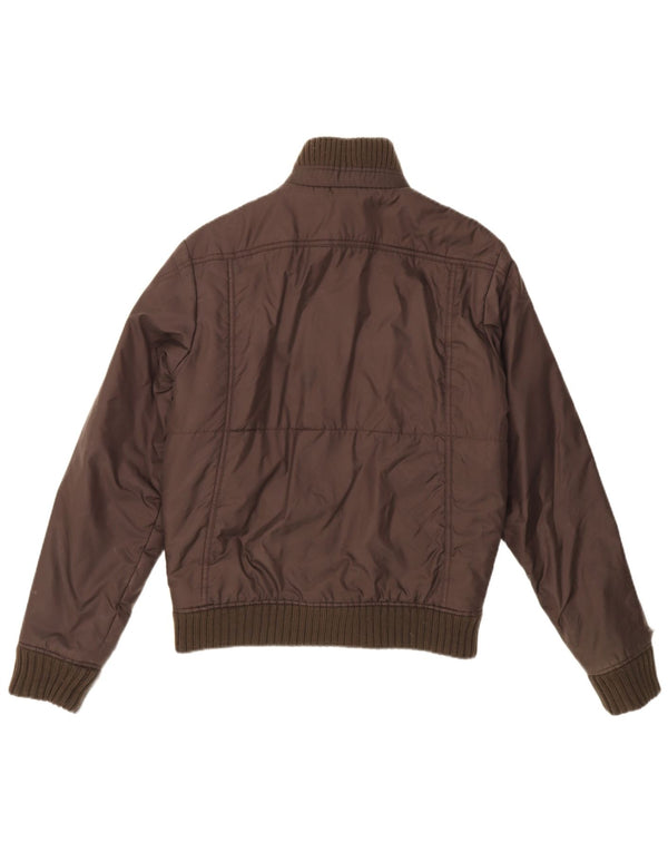 Lee Mens Bomber Jacket UK 38 Médio Marrom Poliamida