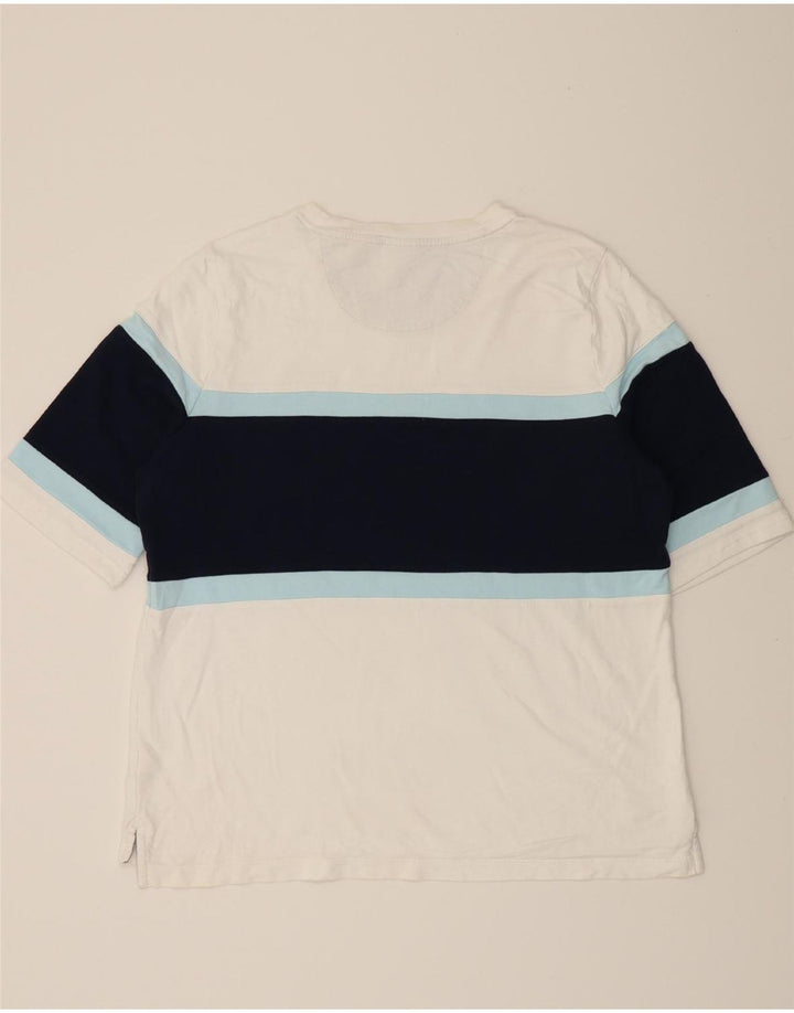 L.L.BEAN Mens T-Shirt Top XL White Colourblock Cotton Vintage L.L.Bean and Second-Hand L.L.Bean from Messina Hembry 