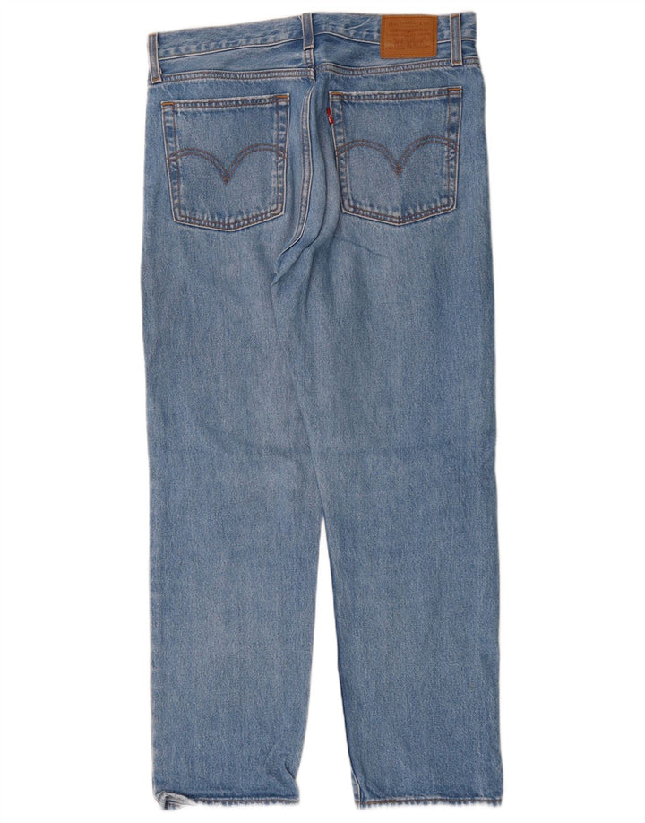 LEVI'S Masculino Wedgie Straight Jeans W29 L28 Azul Algodão