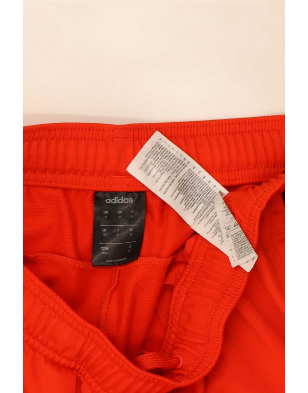 Calça Adidas Mens Treino Médio Poliéster Vermelho
