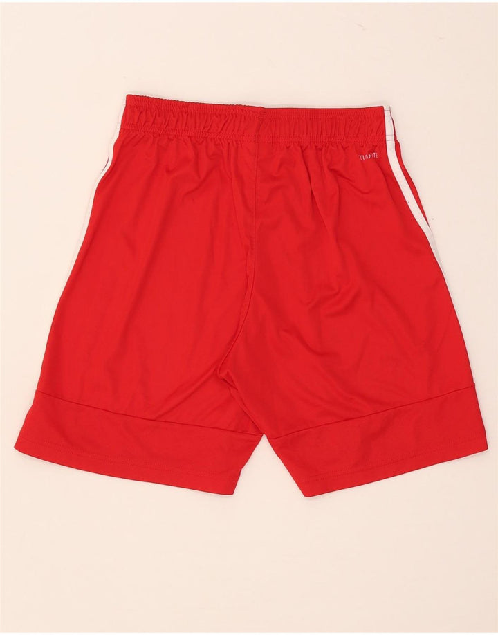 Adidas Mens Climalite Sport Shorts Médio Poliéster Vermelho