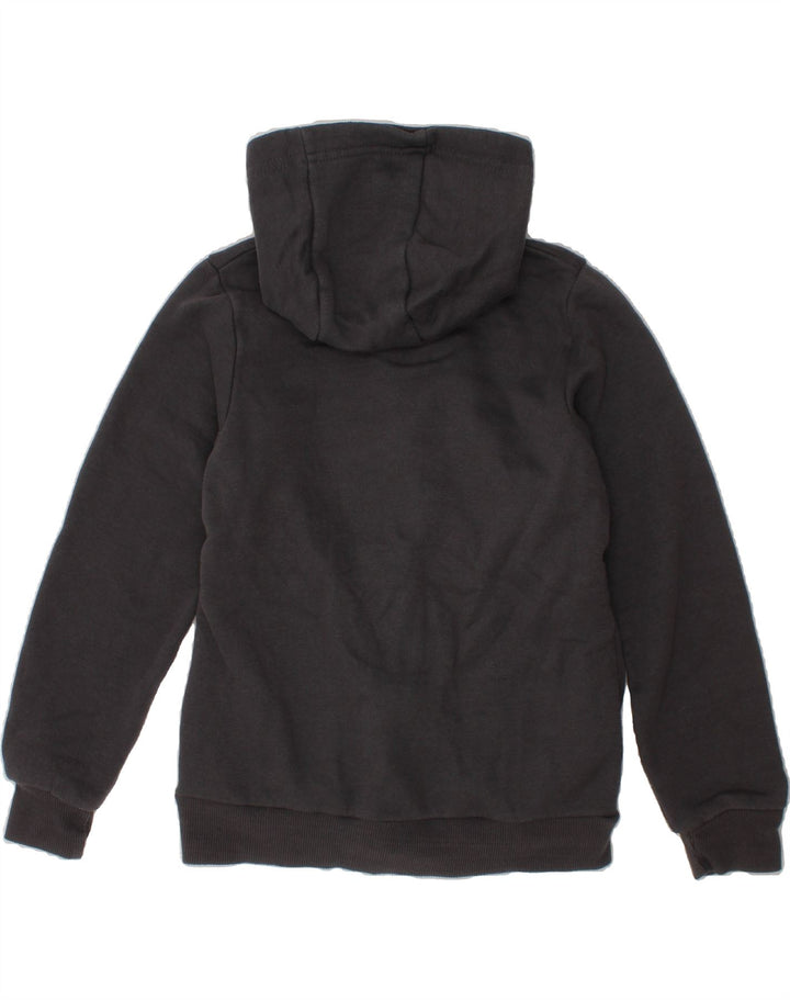 MCKENZIE Boys Zip Hoodie Sweater 8-9 Years Grey Cotton Vintage Mckenzie and Second-Hand Mckenzie from Messina Hembry 