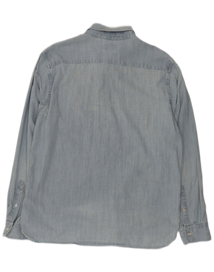 Camisa masculina Levi's XL azul algodão