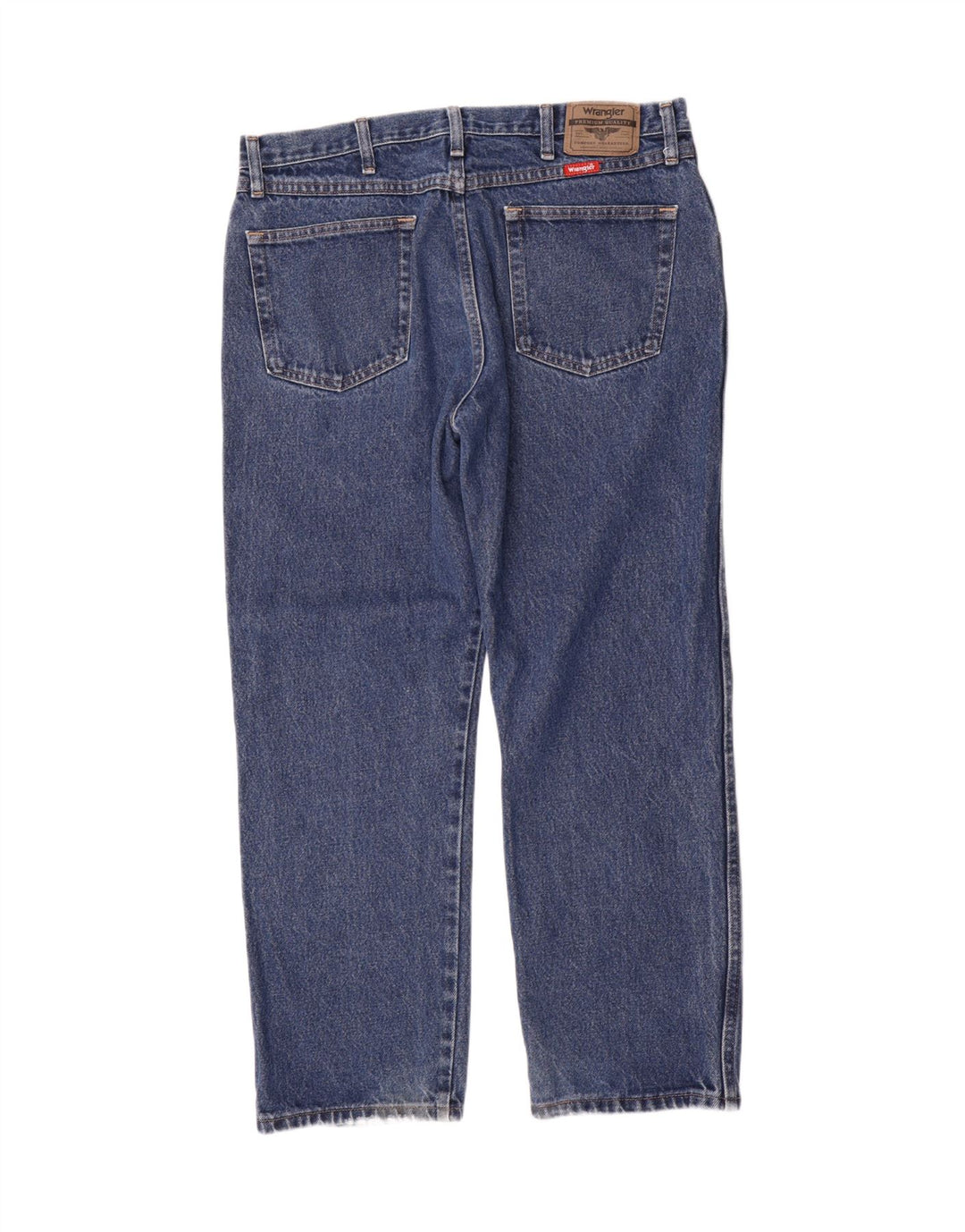 Wrangler masculino regular fit jeans reto W36 L29 algodão azul