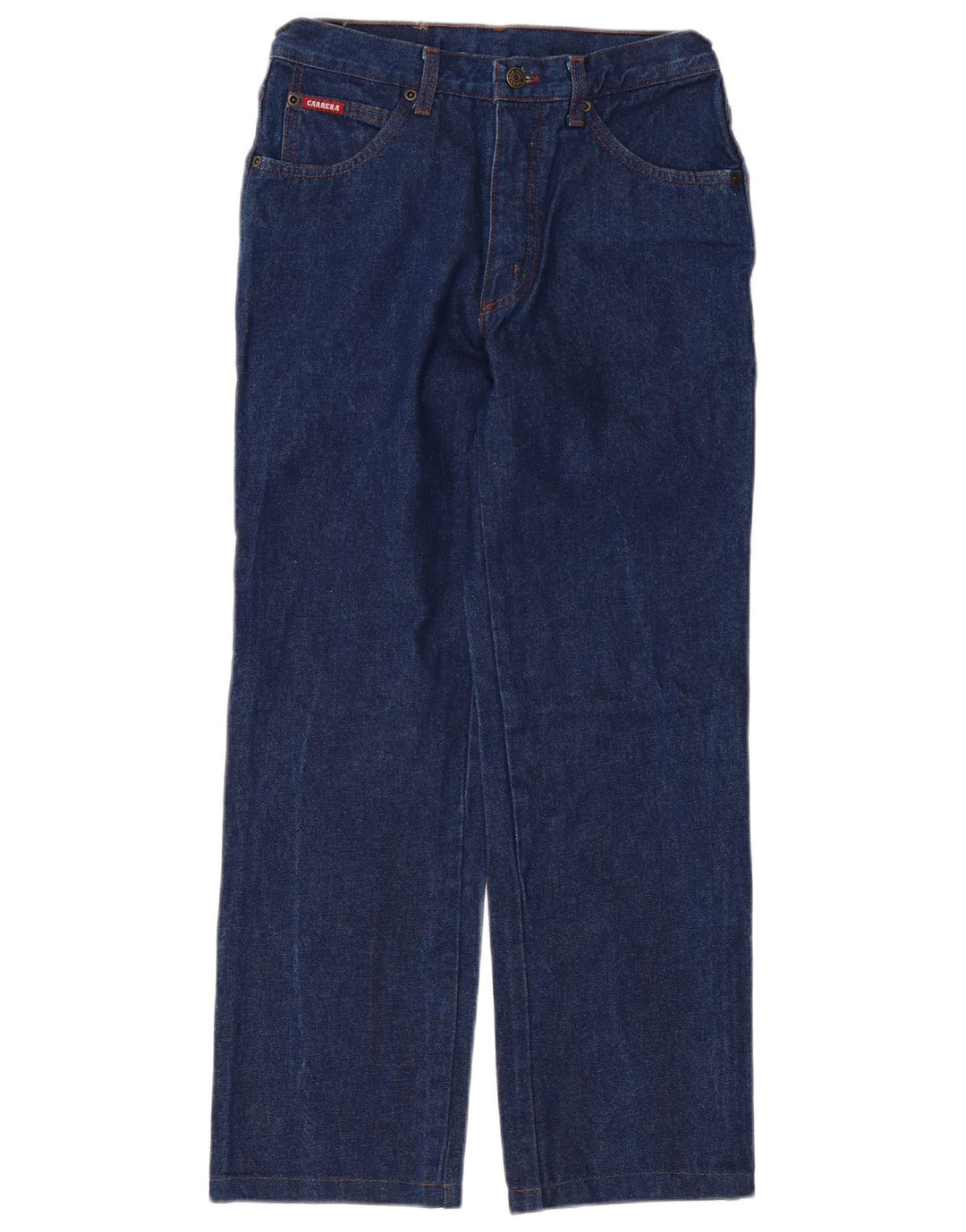 CARRERA Calça jeans reta masculina IT 46 pequena W30 L28 algodão azul