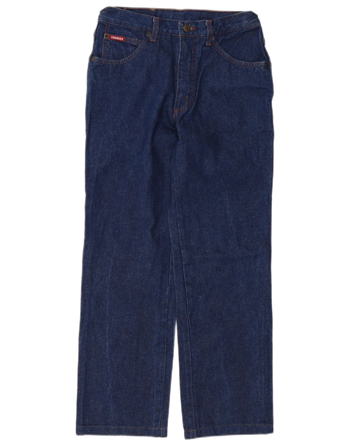 CARRERA Calça jeans reta masculina IT 46 pequena W30 L28 algodão azul