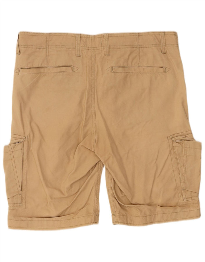 Shorts cargo masculino JACK & JONES médio W32 algodão bege