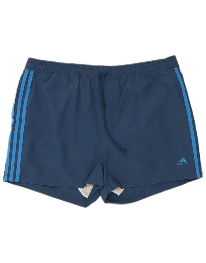 Calções de banho masculinos ADIDAS XL azul algodão
