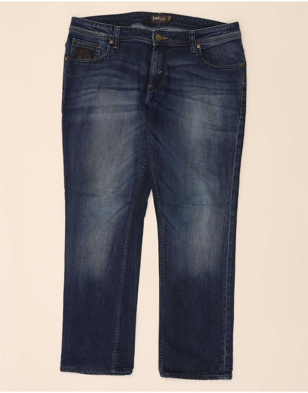 Jeans retos masculinos LEE W38 L29 algodão azul