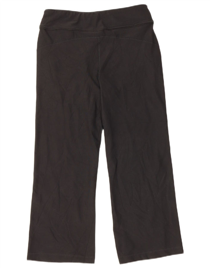Calça de treino Nike feminina Capri US 4/6 pequena preta poliéster