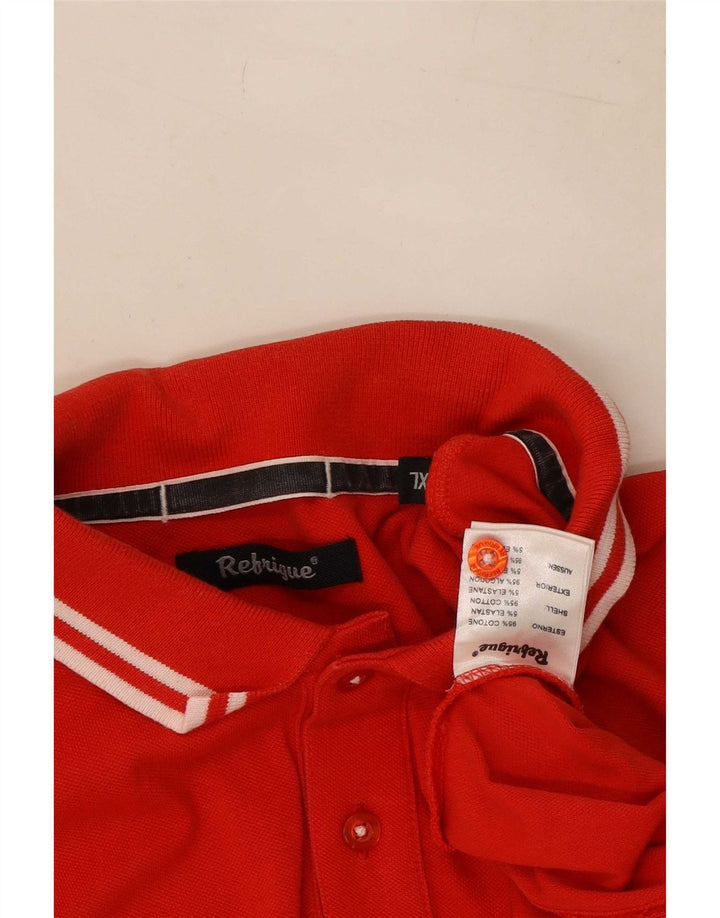 Camisa polo masculina Refrigue XL algodão vermelho