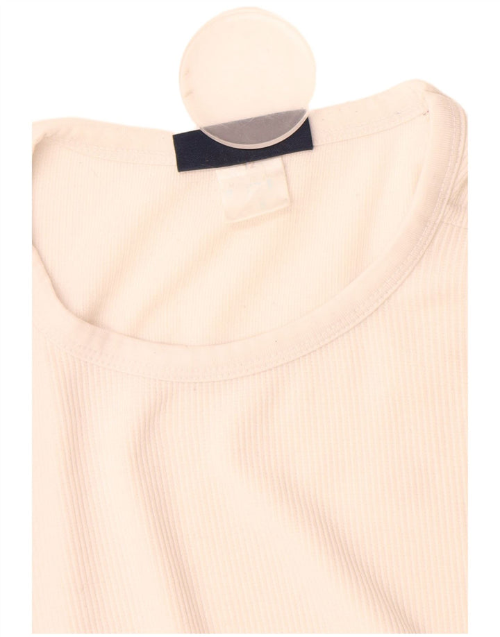 Camiseta feminina Reebok Top UK 12 médio branco poliéster