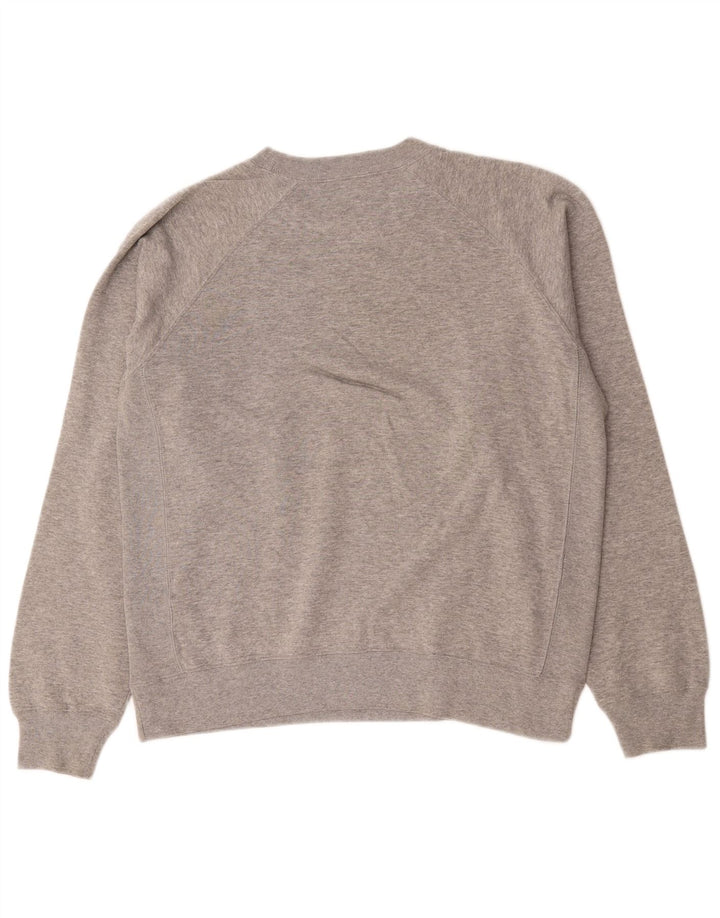 Champion moletom masculino jumper grande algodão cinza