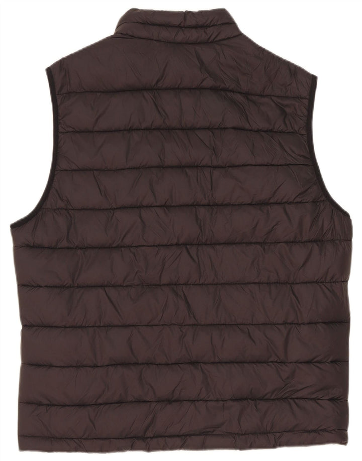 Colete acolchoado masculino Jack & Jones UK 40 grande nylon preto