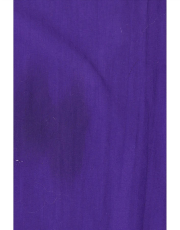 Jaqueta superior de agasalho masculino vintage, tamanho único, nylon roxo