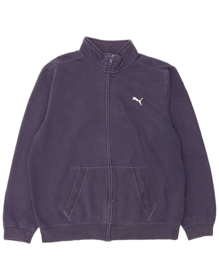 Puma Mens Tracksuit Top Jacket XL Azul Marinho Algodão
