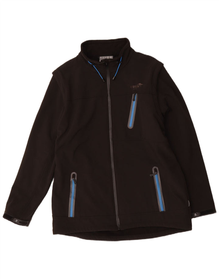 Jaqueta corta-vento masculina Roadsign UK 46 3XL poliéster preto