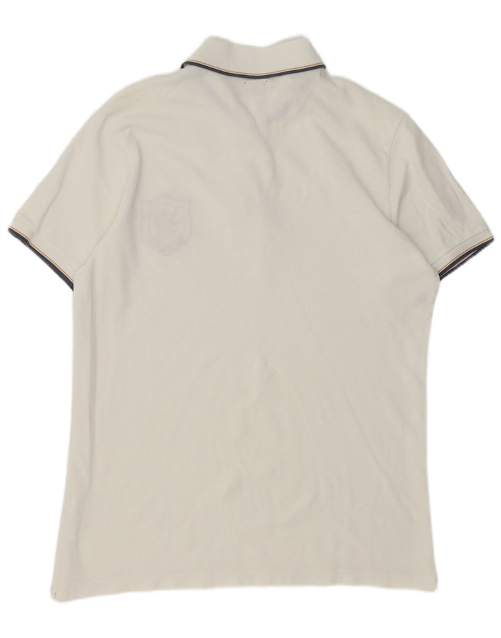 Camisa polo masculina Replay XL algodão branco clássico