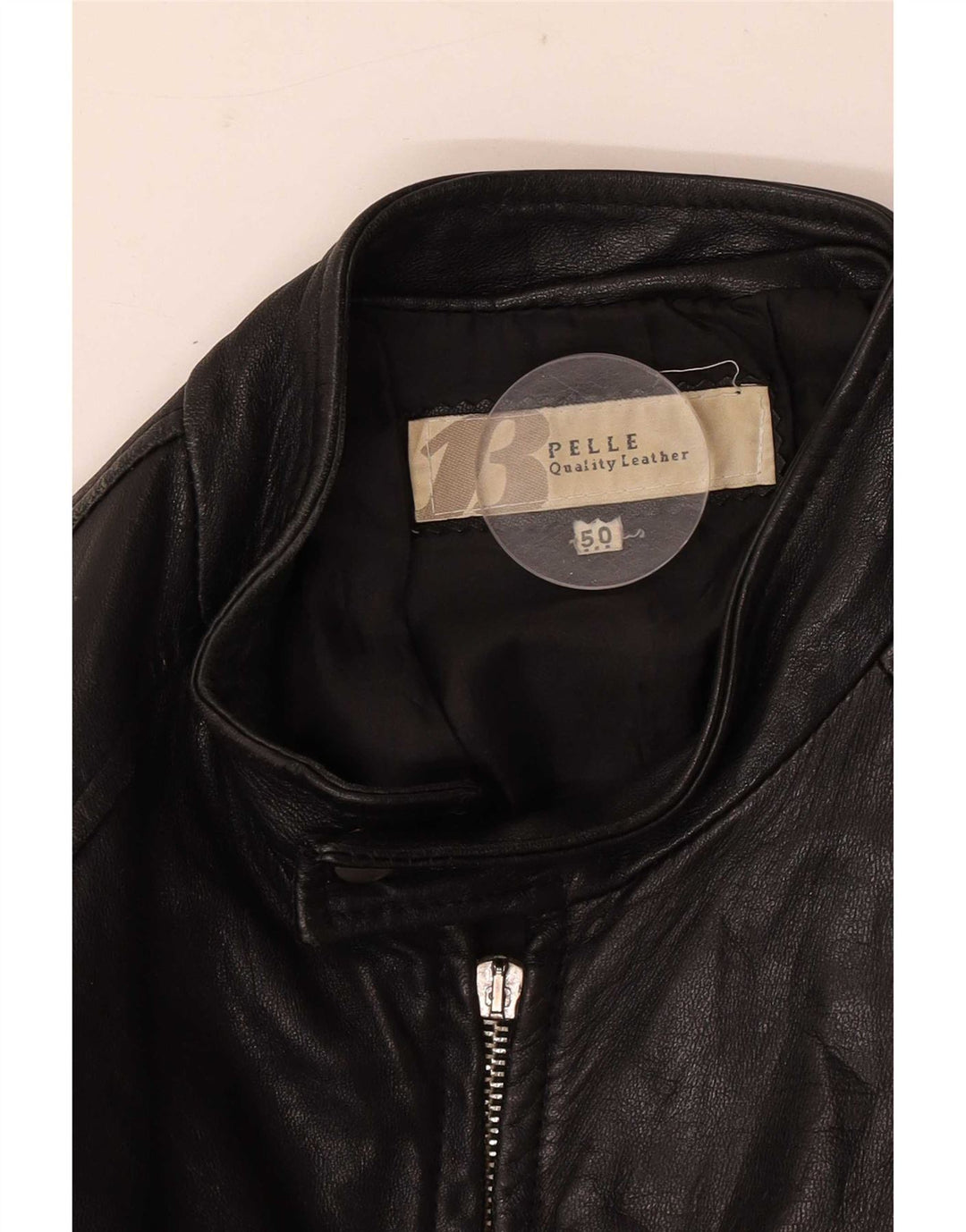 Bata Mens Bomber Jaqueta de Couro IT 50 Médio Preto
