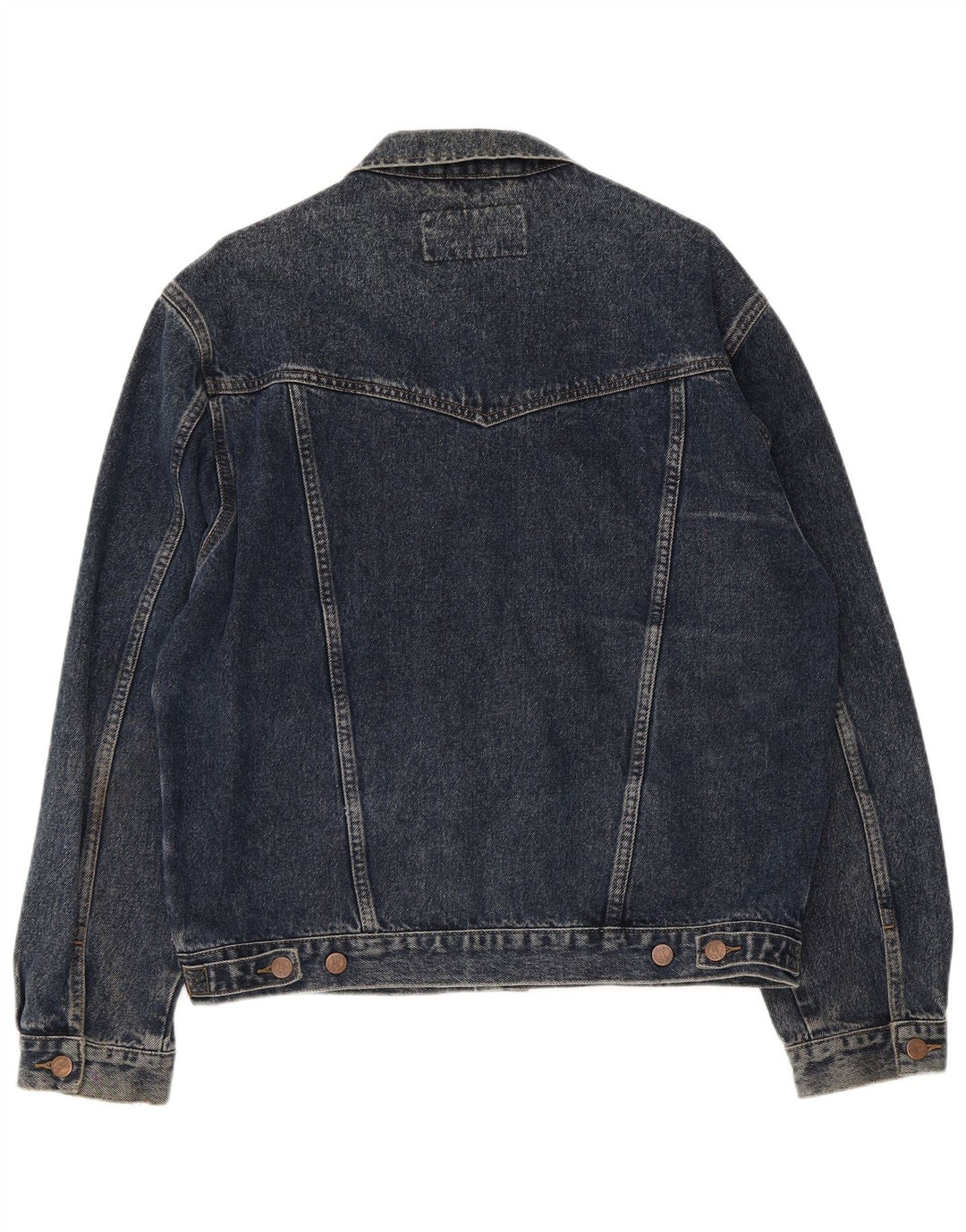Jaqueta jeans masculina Wrangler Reino Unido 40 grande algodão azul marinho