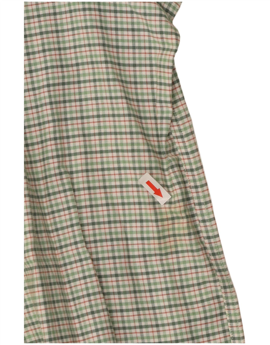 Camisa masculina de flanela alta e relaxada Eddie Bauer XL verde algodão xadrez