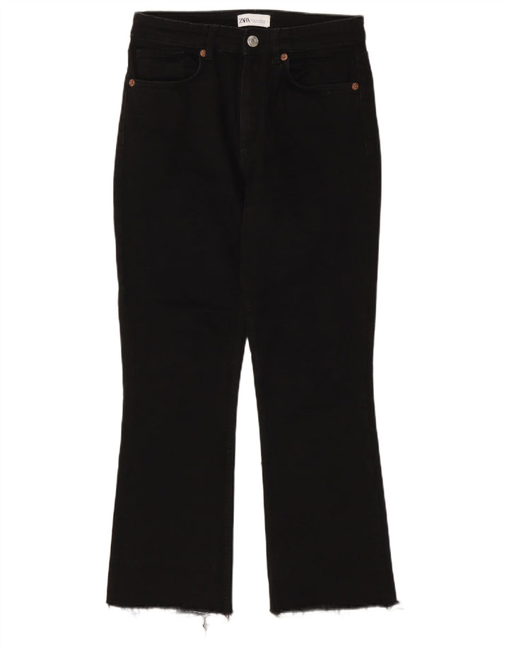Zara Jeans Bootcut Feminino EU 40 Médio W30 L27 Preto