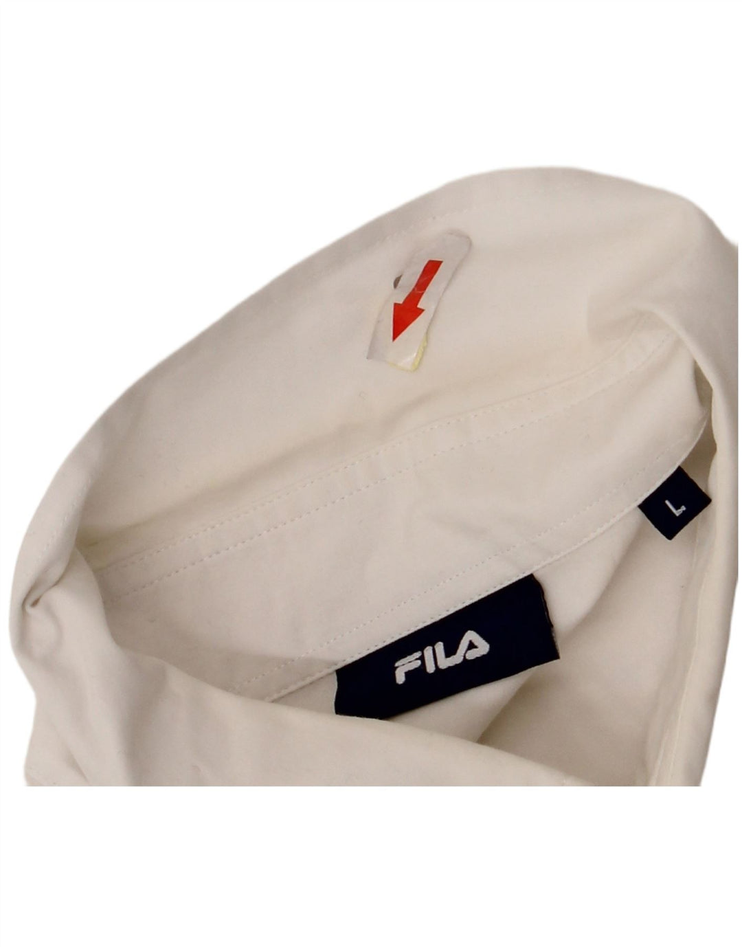 Camisa masculina Fila grande algodão branco