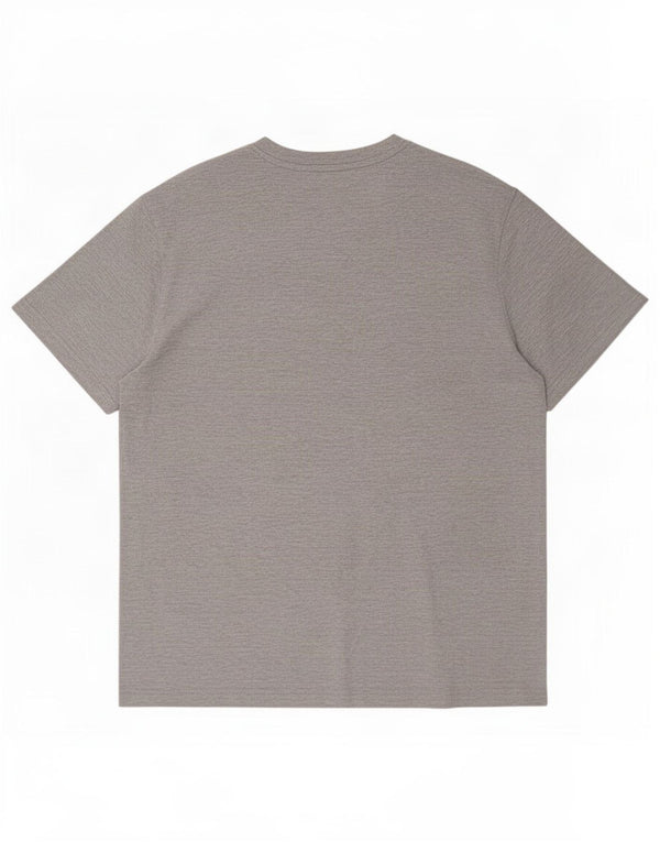 Camiseta gráfica masculina Mountain Warehouse Top XL algodão manchado cinza