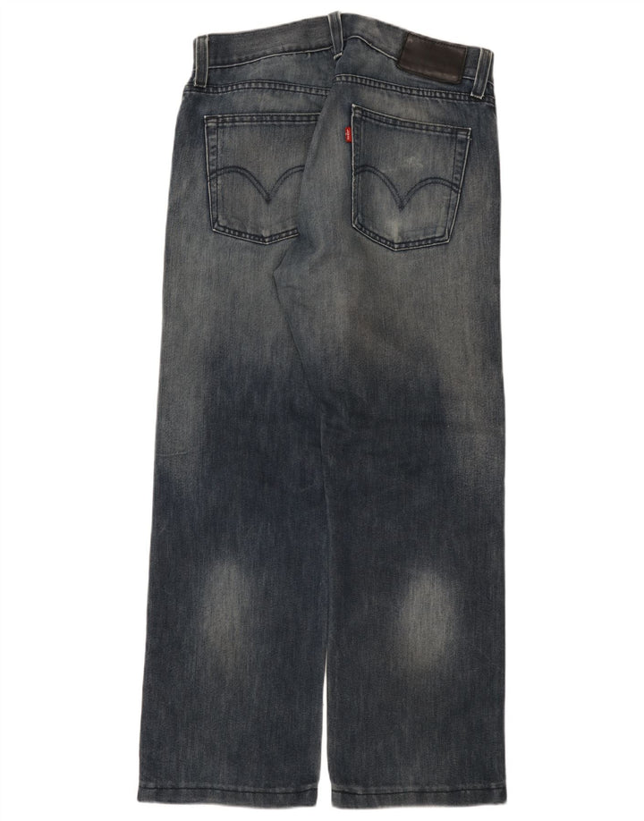 Levi's Masculino 514 Straight Jeans W36 L29 Azul Algodão