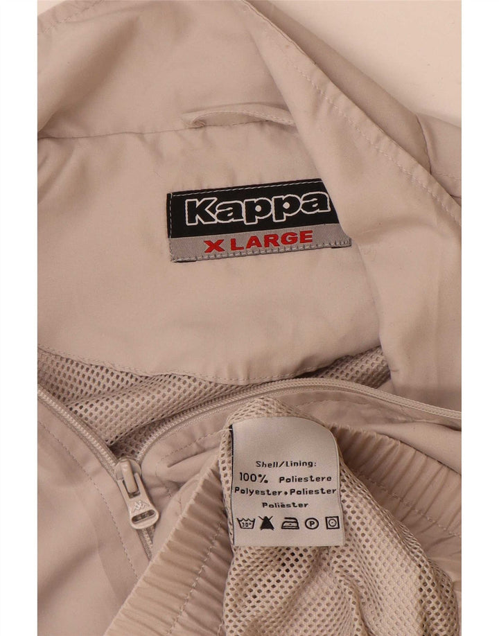 Jaqueta bomber masculina Kappa UK 42 XL poliéster bege