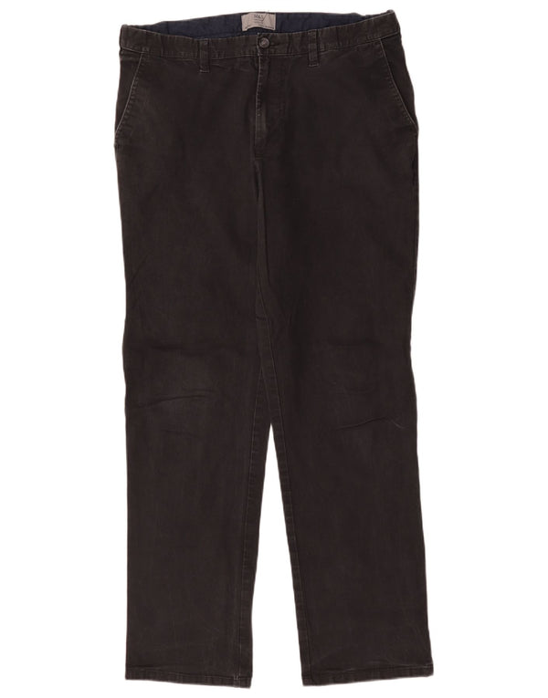 Calça Chino Masculina Marks & Spencer Regular Fit W36 L30 Algodão Preto